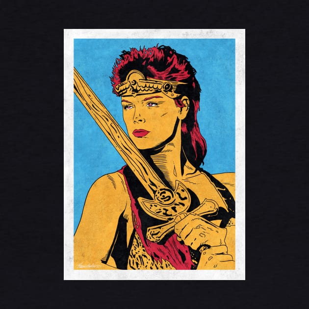 RED SONJA (Pop Art) by Famous Weirdos